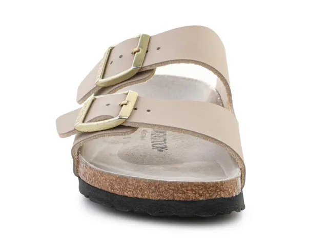 Γυναικεία Ανατομικά Σανδάλια Birkenstock Arizona 1031438 Sandcastle/Oyster Narrow Fit Μπεζ - 37 3