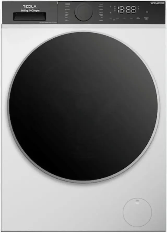 Tesla WF91480TGR Πλυντήριο Ρούχων 9kg 1400 Στροφών Λευκό
