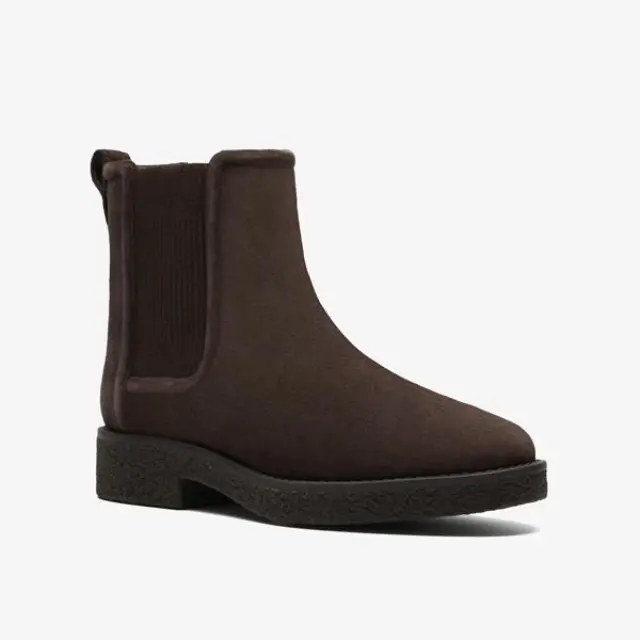 Clarks Nella Top Dark Brown Dark Brown Suede - 41 3