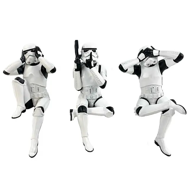 Three Wise Stormtroopers Shelf Sitters - Fan Shop and Merchandise