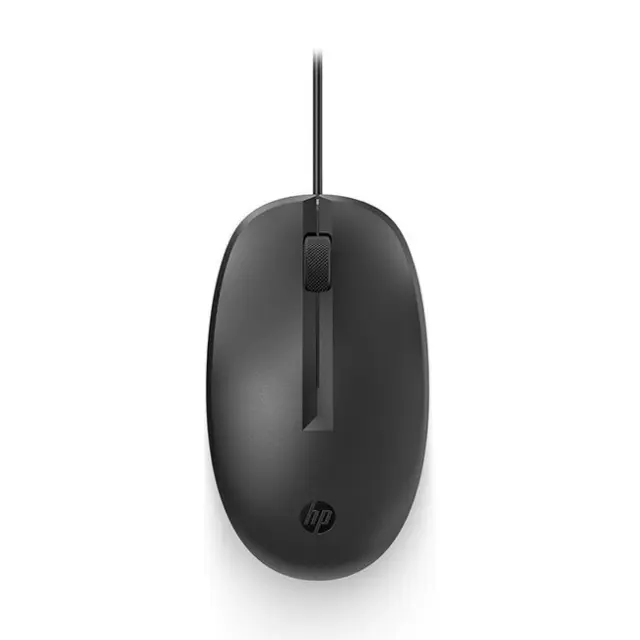 HP 125 Ενσύρματο Ποντίκι Μαύρο