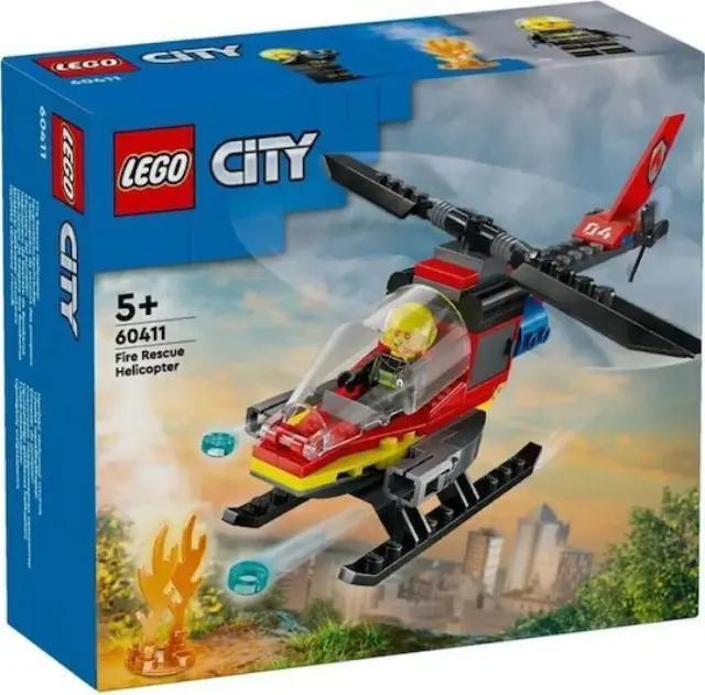 LEGO City Fire Rescue Helicopter (60411)LEGO City Fire Rescue Helicopter (60411) 2