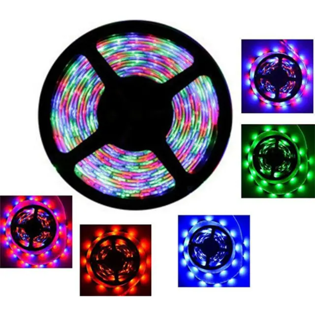 Αδιάβροχη Ταινία LED RGB 5m με Τηλεχειριστήριο SMD3528 12V 000835 3