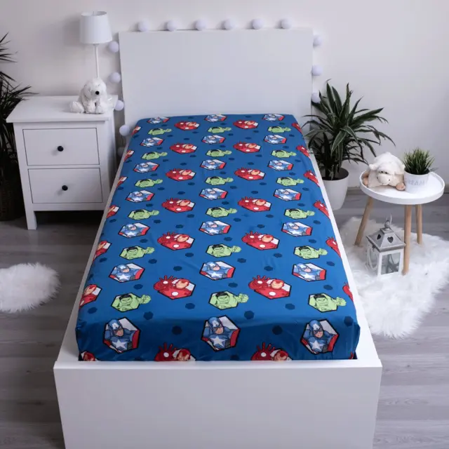 Σεντόνι Marvel Avengers Fitted sheet 200x90cm 100% Cotton 602.04.0229.20.JF 2