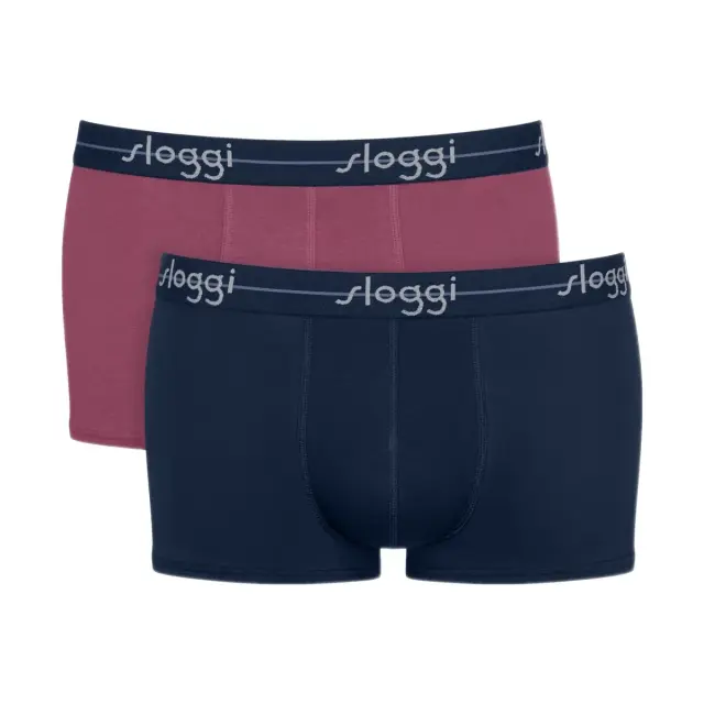 Sloggi Ανδρικό Boxer Start Hipster Box - Διπλό Πακέτο, Χρώμα Βιολετί
