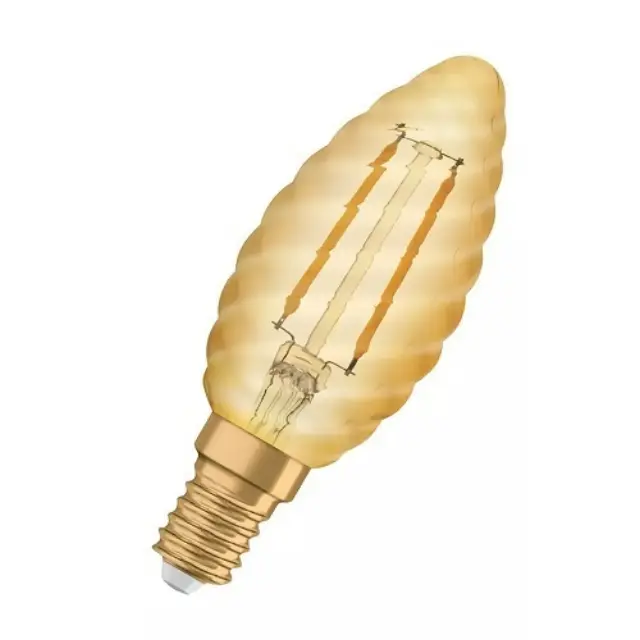Vintage 1906 Classic BW 12 Filament 1.5W 824 Gold E14