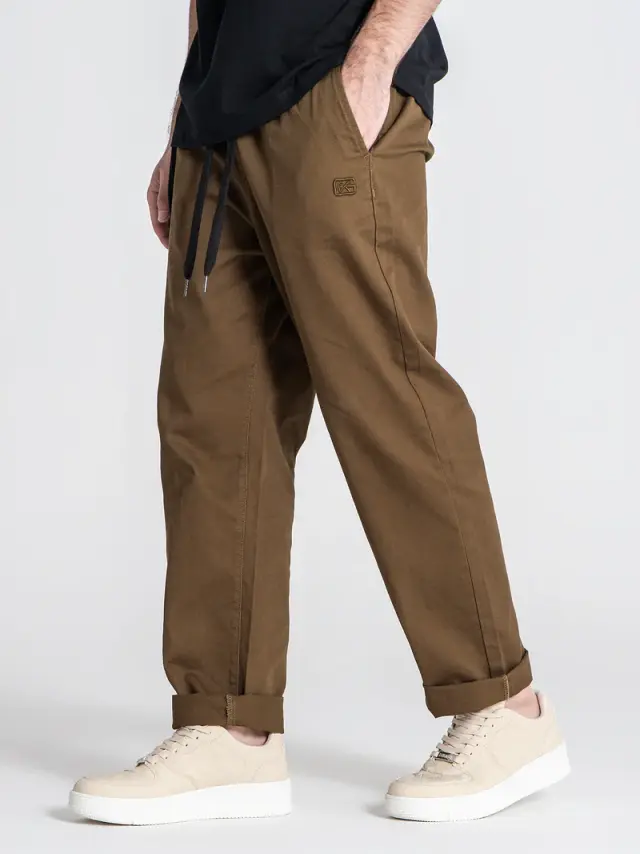 Gianni Kavanagh Ανδρικό GK Chinos Παντελόνι - Army Green - XL 2