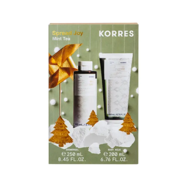 Set Spread Joy Mint Tea Shower Gel 250ml & Mint Tea Body Milk 200ml