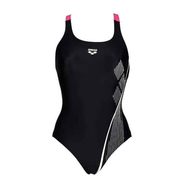 Arena Women's Swim Pro Swimsuit Μαύρο - Ροζ 005130-590 (Arena) - 38