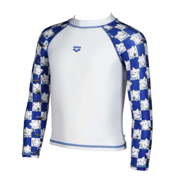 Arena Kids Friends UV Protection Longsleeve Tee Άσπρο - Μπλε 003589-810 (Arena)