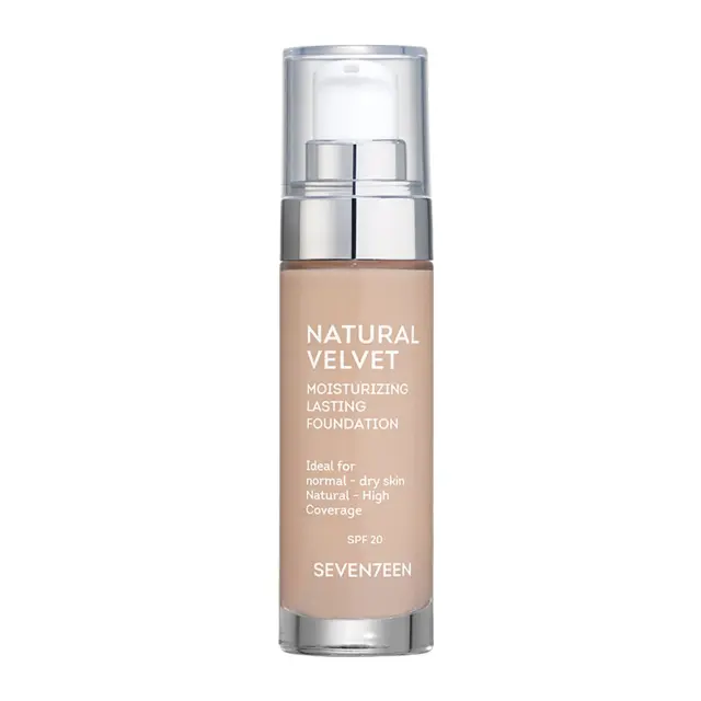 Seventeen Natural Velvet Longlasting Matte Foundation SPF20+ 35ml | 70 Light Camel