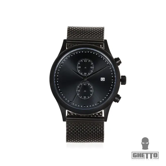 Ghetto Wrist Chrono Quartz watch No-Name Black