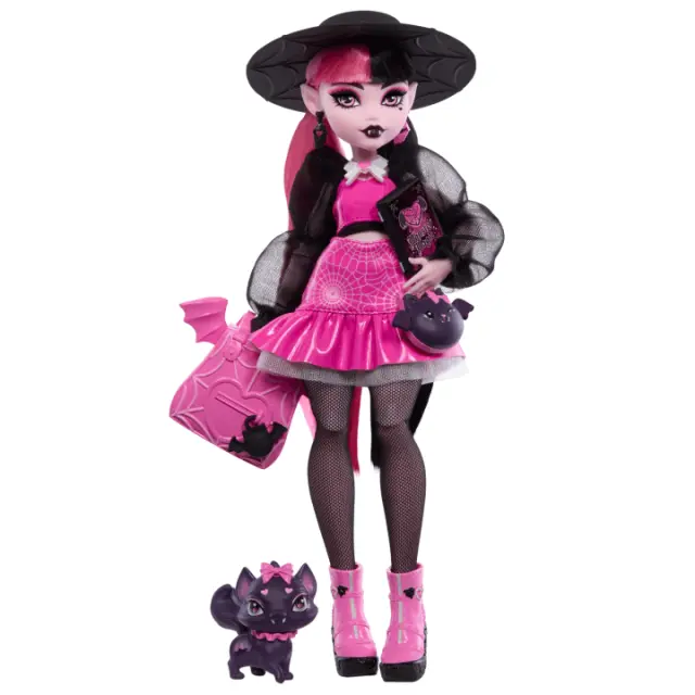 Monster High &ndash; Core Doll with Pet - Draculaura (HRP64) - Toys