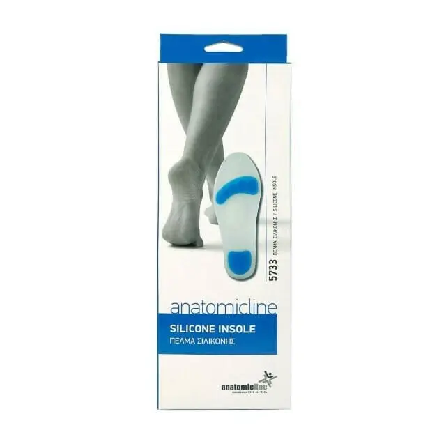 Anatomic Line 5733 Ανατομικοί Πάτοι Παπουτσιών από Σιλικόνη 2τμχ Μέγεθος Small