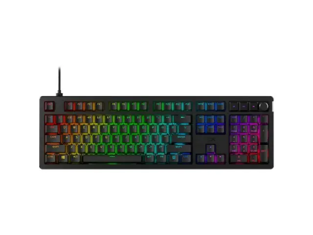 HP HyperX Alloy Rise Mechanical Full Size Gaming Keyboard (US Layout) - Black (7G7A3AA)