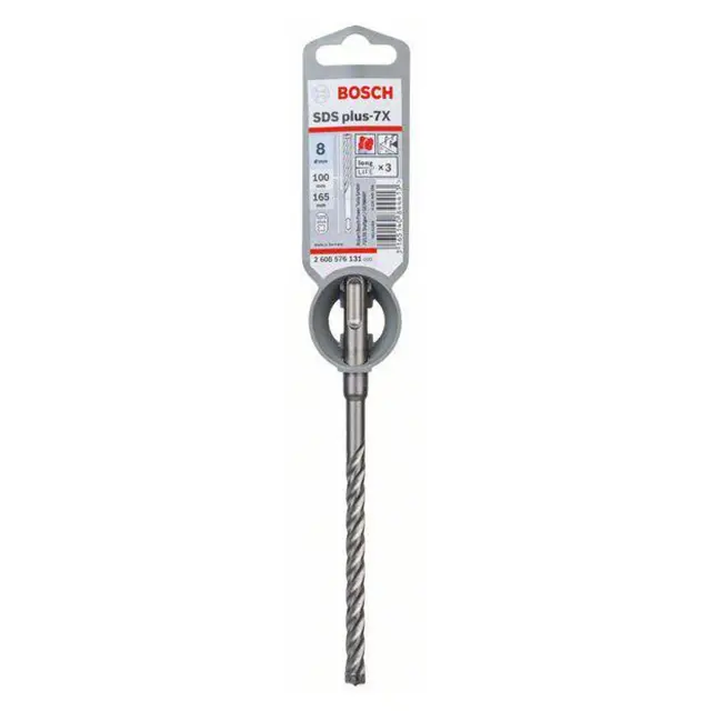 Τρυπάνι Πιστολέτου SDS PLUS-7X BOSCH 8x100x165mm