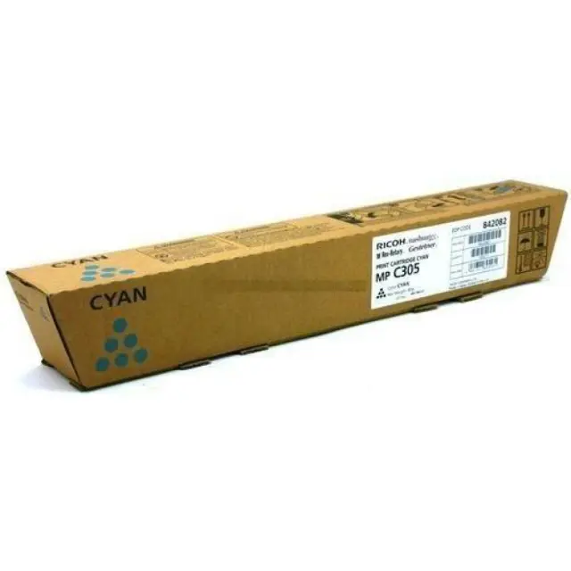 Συμβατό Toner για Laser Εκτυπωτή Ricoh 4000 Σελίδων Κυανό