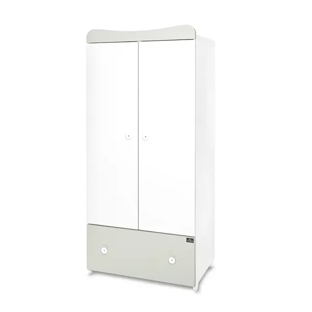 Lorelli Ντουλάπα 2φυλλη "Exclusive" White - Milky green Πράσινο