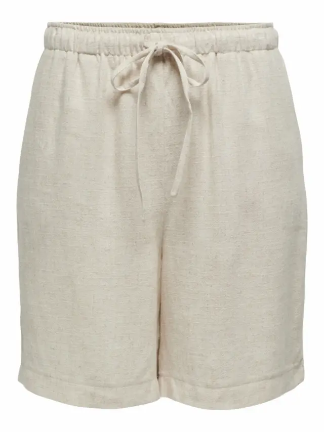 Σορτς λινό, ONLSIESTA MW PULL-UP LIN, Οnly - XL
