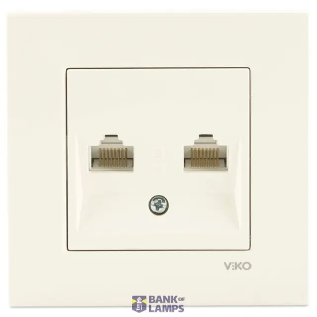 Karre Beige Data+Numerical Phone Socket (Jacksız)