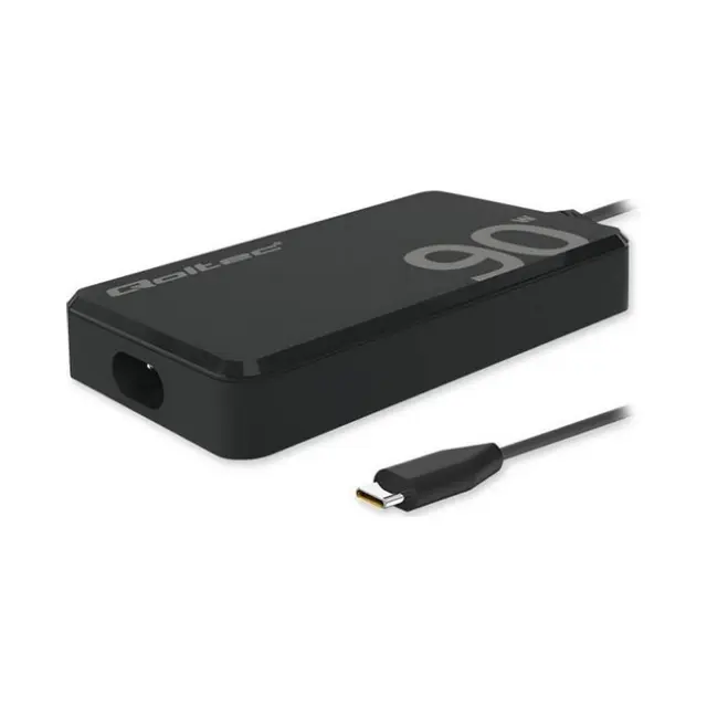 Qoltec Φορτιστής 90W GaN Super Fast SLIM PD 5-20V 4.5A USB-C 3.1 (52422)