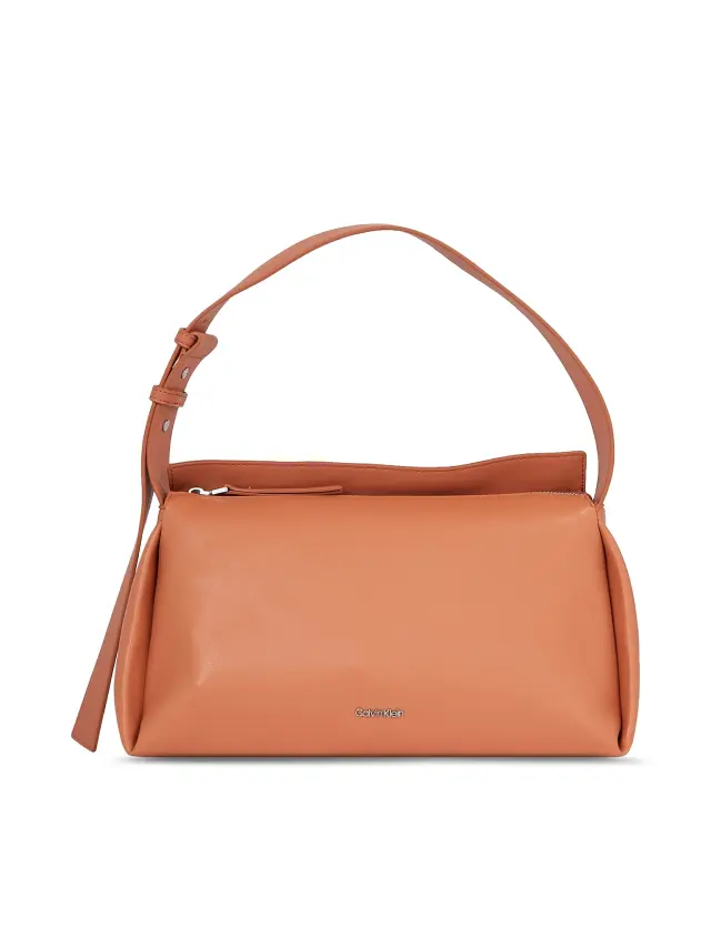 Calvin Klein Τσάντα Elevated Soft Shoulder Bag SM Καφέ 2