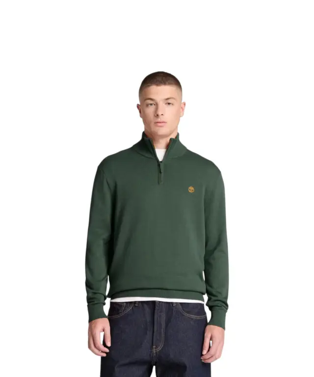 Timberland - Ανδρικό Πλεκτό Πουλόβερ Williams River TBC0YHAY-398 Πράσινο - S 2