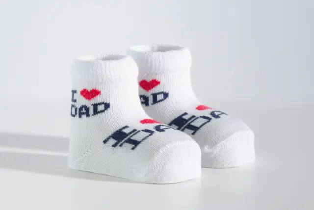 Sock Baby Combo 3pcs I Love Dad Colours 3