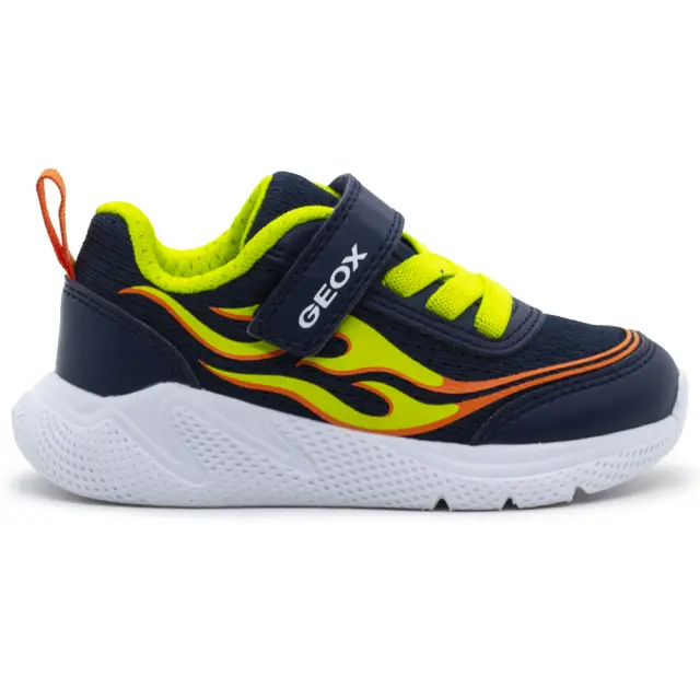 Αθλητικό Geox Μπλε με φλόγα J45GBB 01454 C0749 - 32