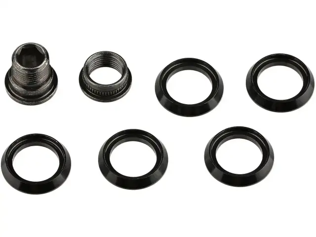 ΑΝΤΑΛΛΑΚΤΙΚΟ SRAM CRANK CHAINRING SPACERS (QTY 5) INCLUDING HIDDEN BOLT/NUT KIT FOR CX1 CHAINRING