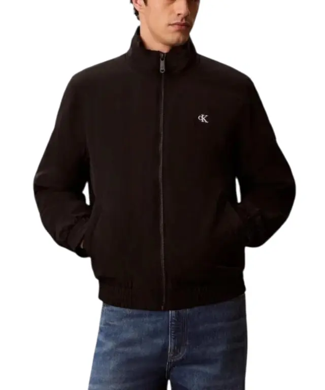Calvin Klein - Ανδρικό Τζάκετ Ls Padded Nylon Harrigton LV04RG500G-UB1 Μαύρο