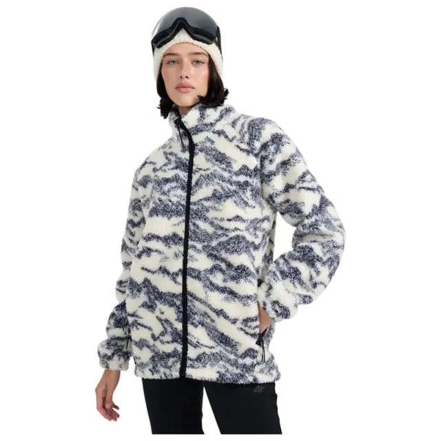 4F Unisex Fleece Jacket 4FWAW25TFLEU352-12A - XS