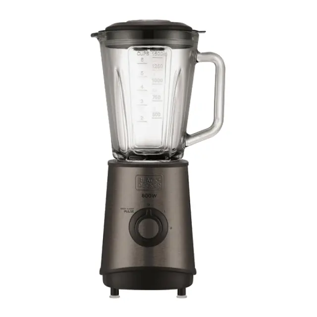 Black + Decker Jar Blender 800W BXJB800E Black Black