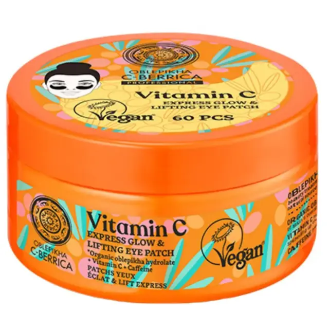 Natura Siberica Oblepikha C-Berrica Vitamin C Express Glow + Lifting Eye Patches, 60τεμ