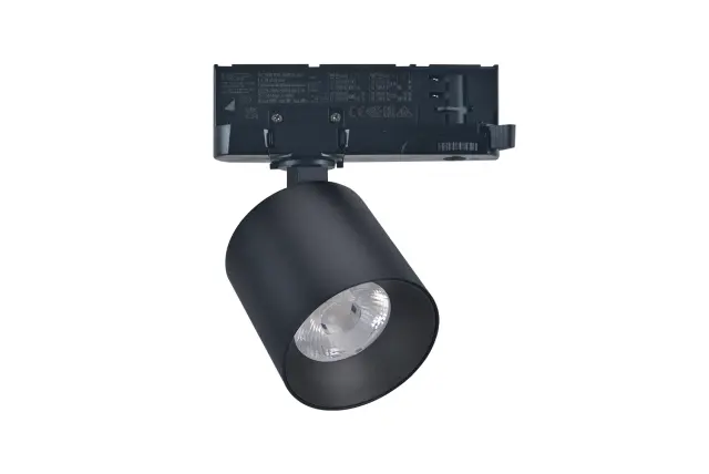 LED ΣΠΟΤ ΡΑΓΑΣ 4 ΓΡΑΜΜΩΝ 20W ΝΤΙΜΑΡΙΖΟΜΕΝΑ 230V 4000K 38°ΜΑΥΡΟ