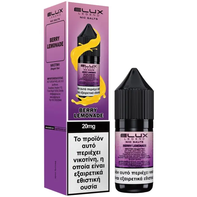 Elux Berry Lemonade Salt 20mg 10ml
