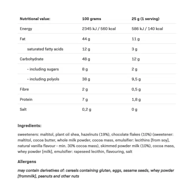 ALLNUTRITION NUTLOVE Choco Hazelnut 2