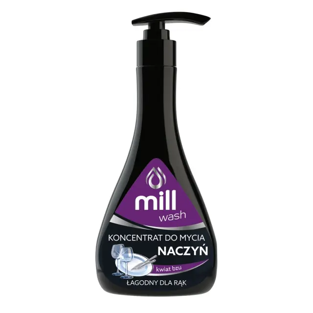 Mill Wash concentrated dishwashing lotion with lilac blossom fragrance 555 ml