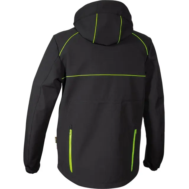 Κυνηγετικό Ελαστικό Softshell Jacket Cofra Klarbo black/lime - EU 46 2