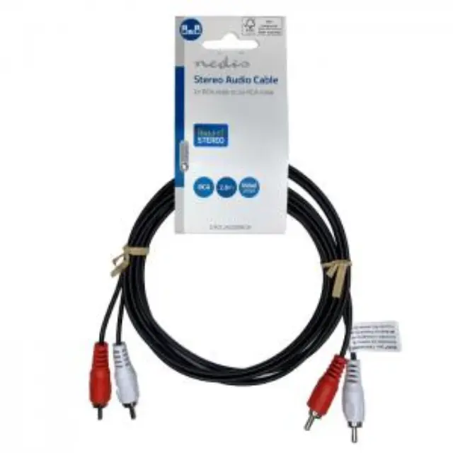 Καλώδιο 2x RCA αρσ. - 2x RCA αρσ., 2.00m. 3