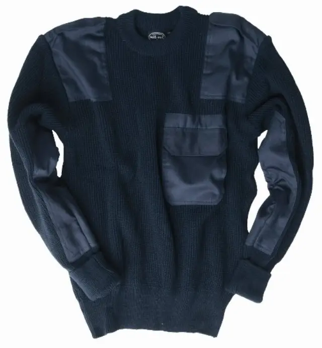 Mil-Tec German Dark Blue Akrylic Sweater-Πουλόβερ για Τακτική -Υπηρεσιακή Χρήση - 05-Navy Blue-Μπλε Ναυτικού