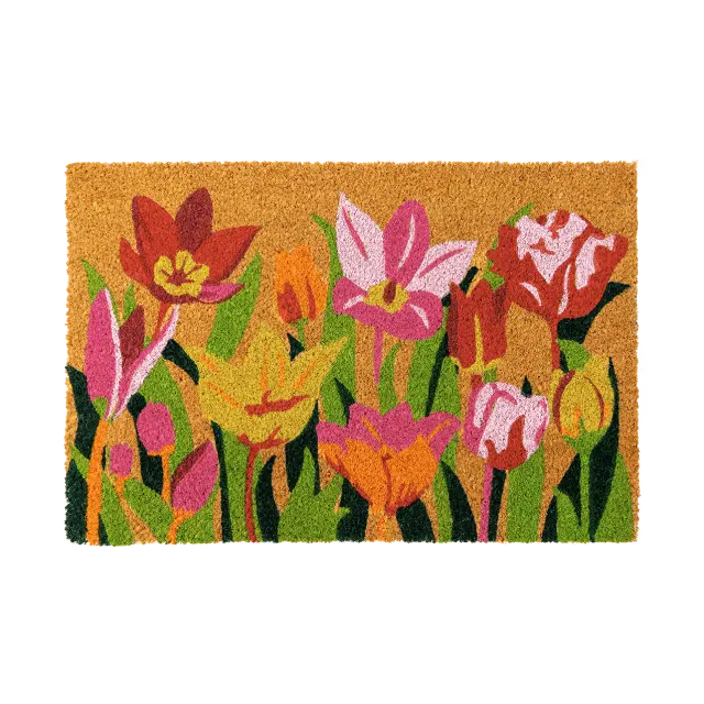 Pylones Χαλάκι εισόδου (60cmX40cm): Dancefleur (2 σχέδια) Tulipes