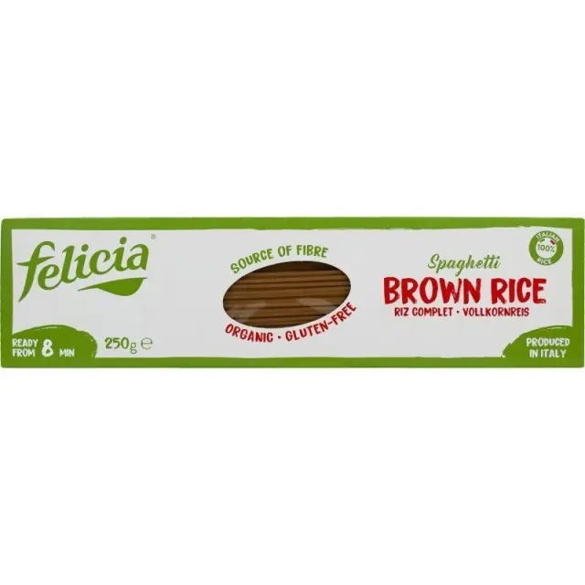 BIOAGROS Spaghetti Καστανού Ρυζιού FELICIA 250gr