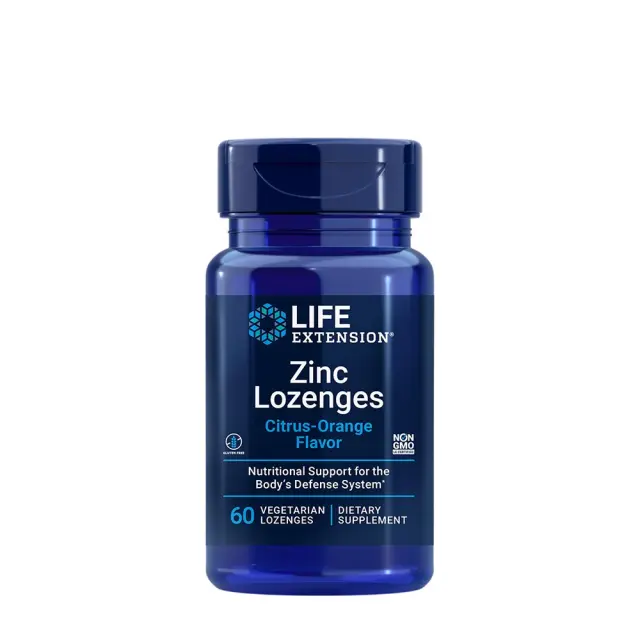 Life Extension Zinc Lozenges (Citrus-Orange Flavor)