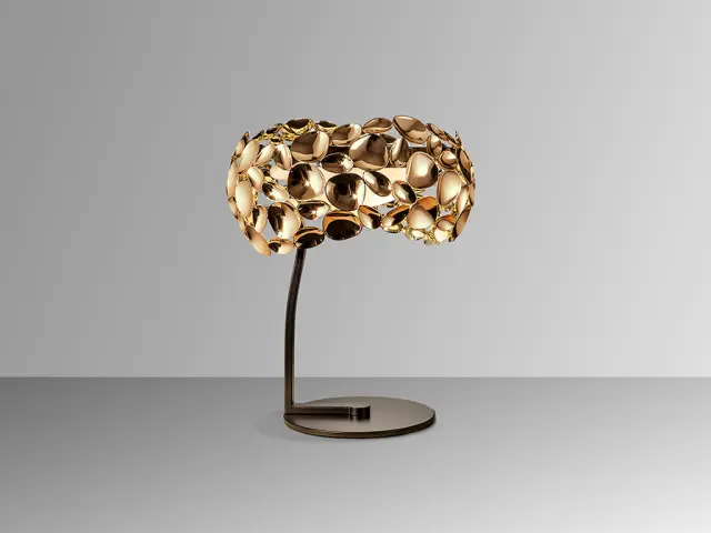 NARISA TABLE LAMP 3L ROSE GOLD φωτιστικό επιτραπέζιο Ροζ χρυσό 2