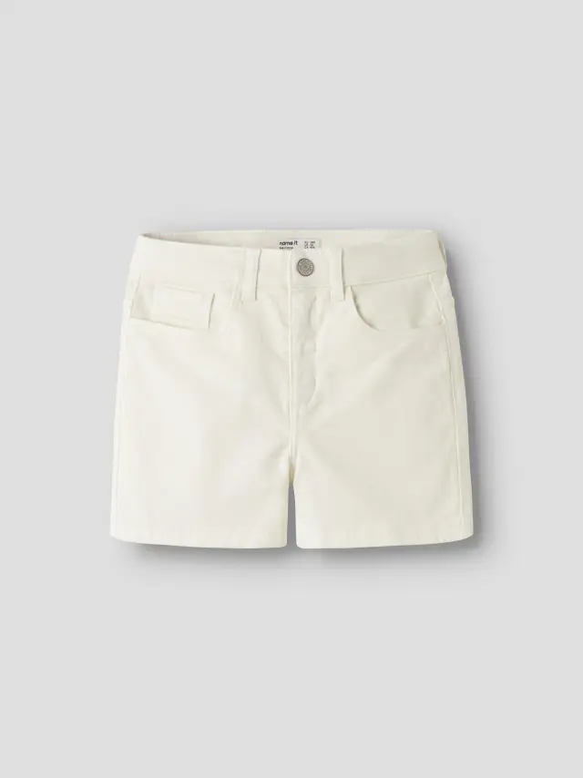 Name It Σορτς κοριτσίστικο υφαντό Κίτρινο NKFROSE MOM TWILL SHORTS 1081-BK NOOS - 13252819 3