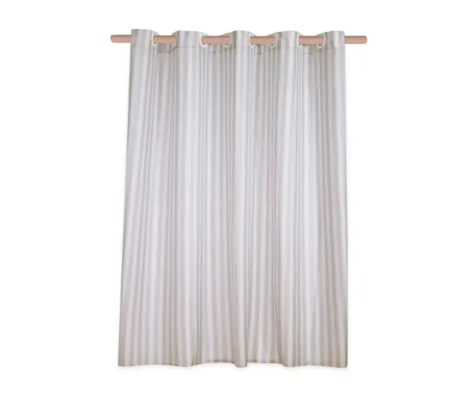 ΚΟΥΡΤΙΝΑ ΜΠΑΝΙΟΥ SATTI 180X200 NEF-NEF HOMEWARE BEIGE-BEIGE 2