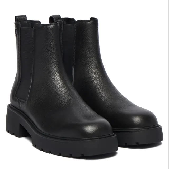 Γυναικεία Δερμάτινα Μποτάκια Calvin Klein YW0YW02072-BEH Μαύρα Μαύρο - 36 2