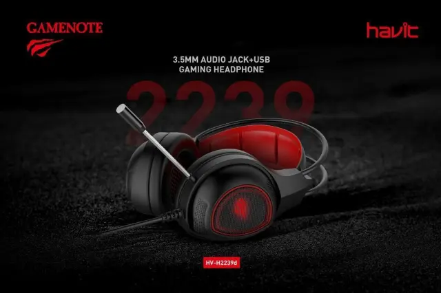 Gaming Ακουστικά Havit H2239D Over Ear Gaming Headset (3.5mm / USB) 3