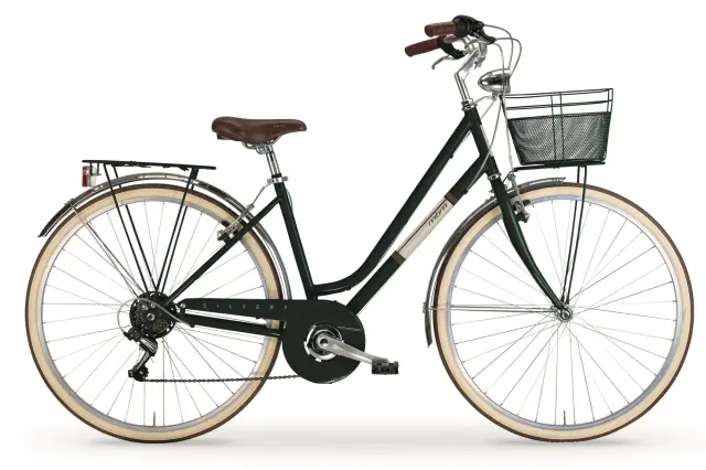 ΠΟΔΗΛΑΤΟ MBM NEW SILVERY 28'' ΓΥΝΑΙΚΕΙΟ 6 ΤΑΧΥΤΗΤΕΣ - ΠΡΑΣΙΝΟ ΣΚΟΥΡΟ - 46